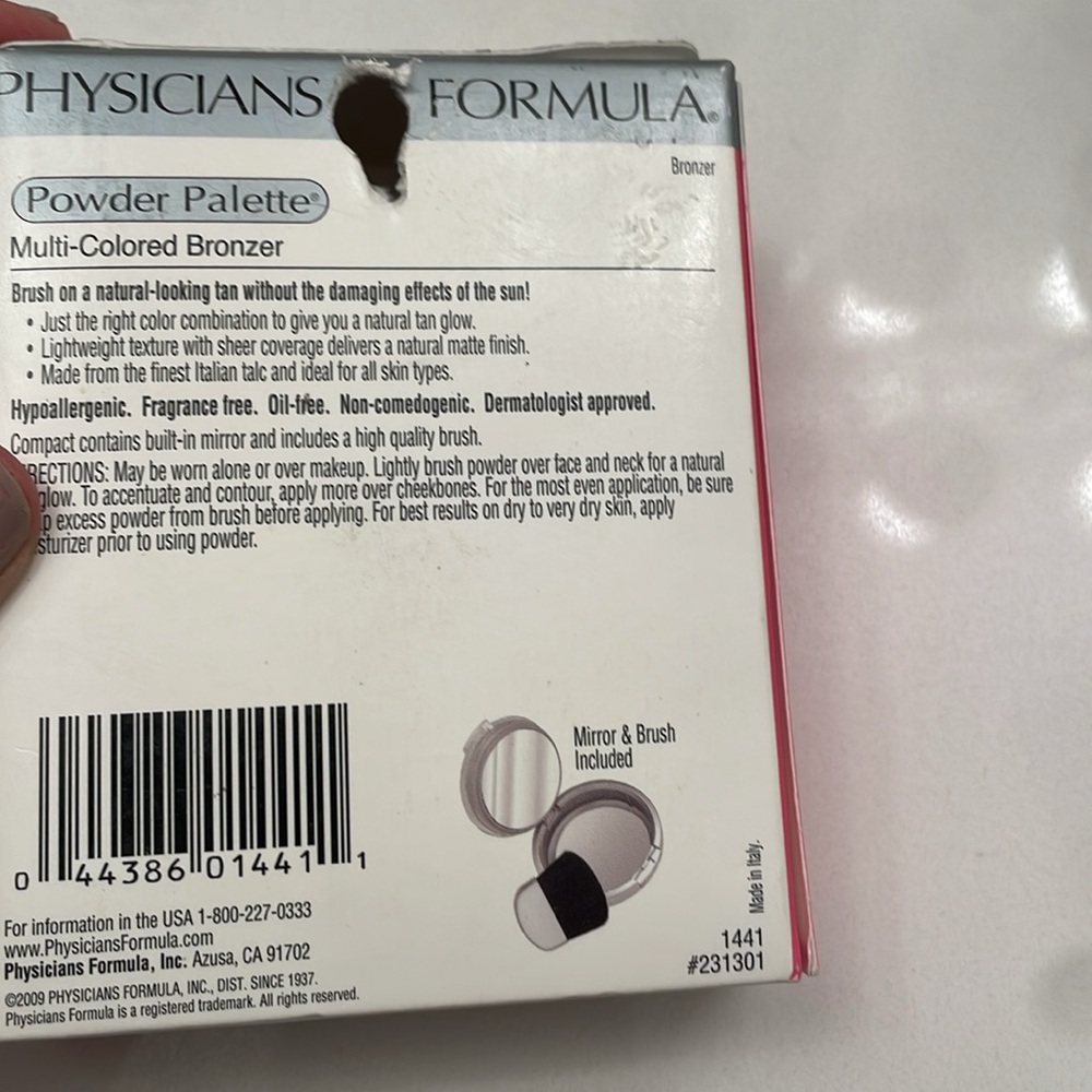 PHYSICIANS FORMULA MEDIUM MULTI COLORED BRONZER 1411 CONTOUR - Picture 3 of 3